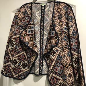 Vintage Cropped Tribal Jacket